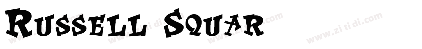 Russell Squar字体转换 Russell Squar字体转换